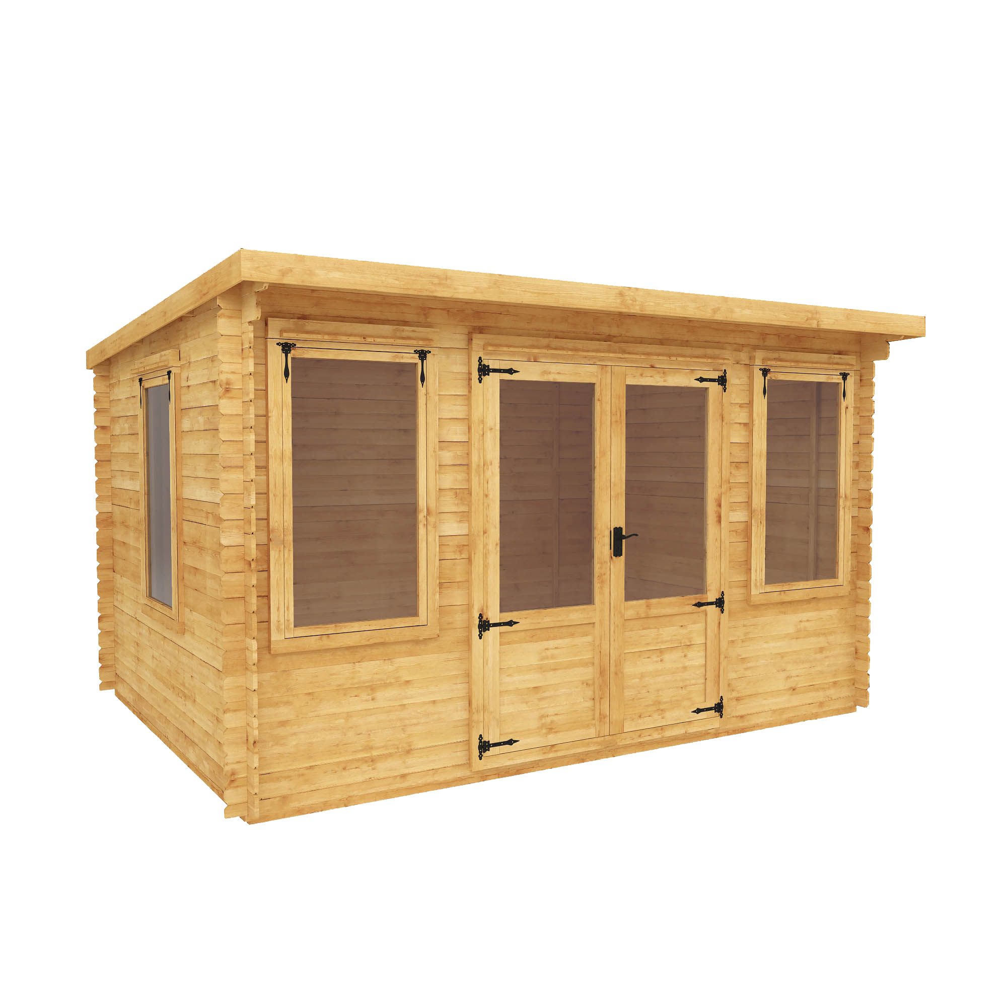Mercia 10x13 ft with Double door Pent Cabin