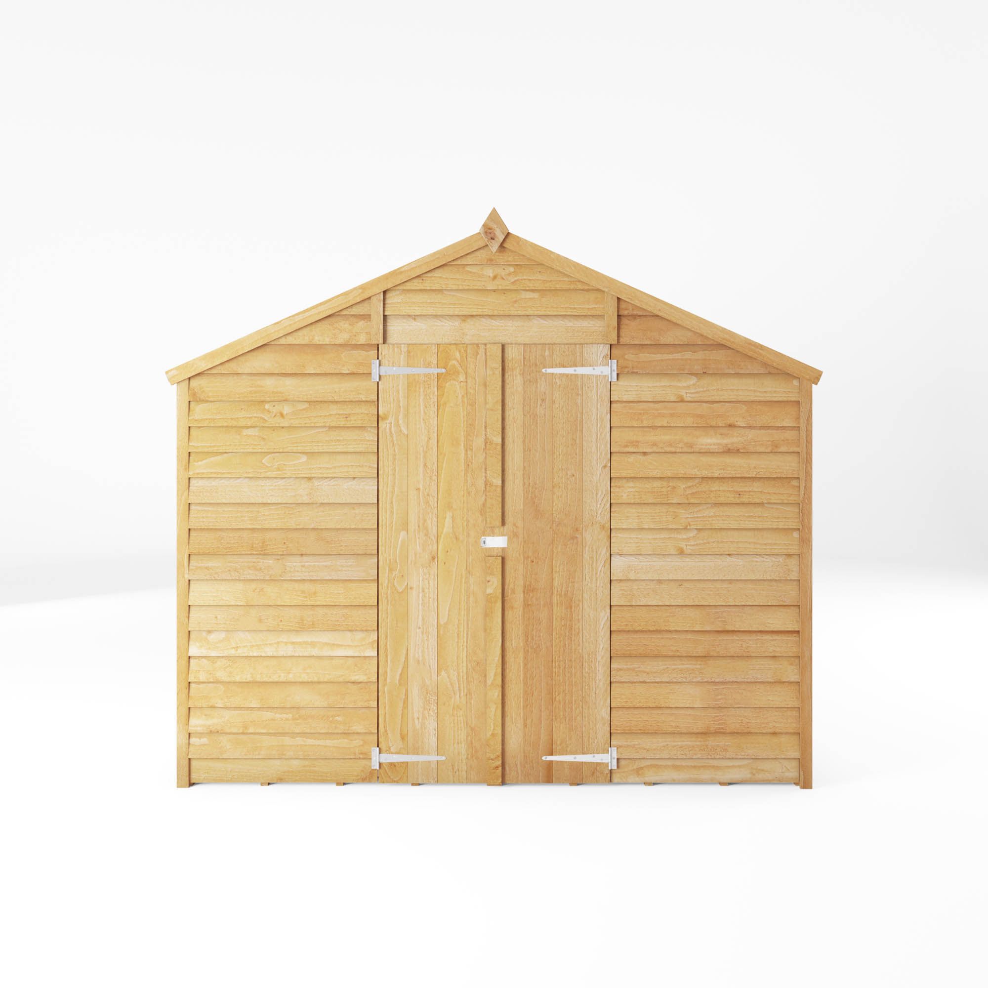 Mercia 12x8 ft Apex Wooden 2 door Shed with floor & 4 windows