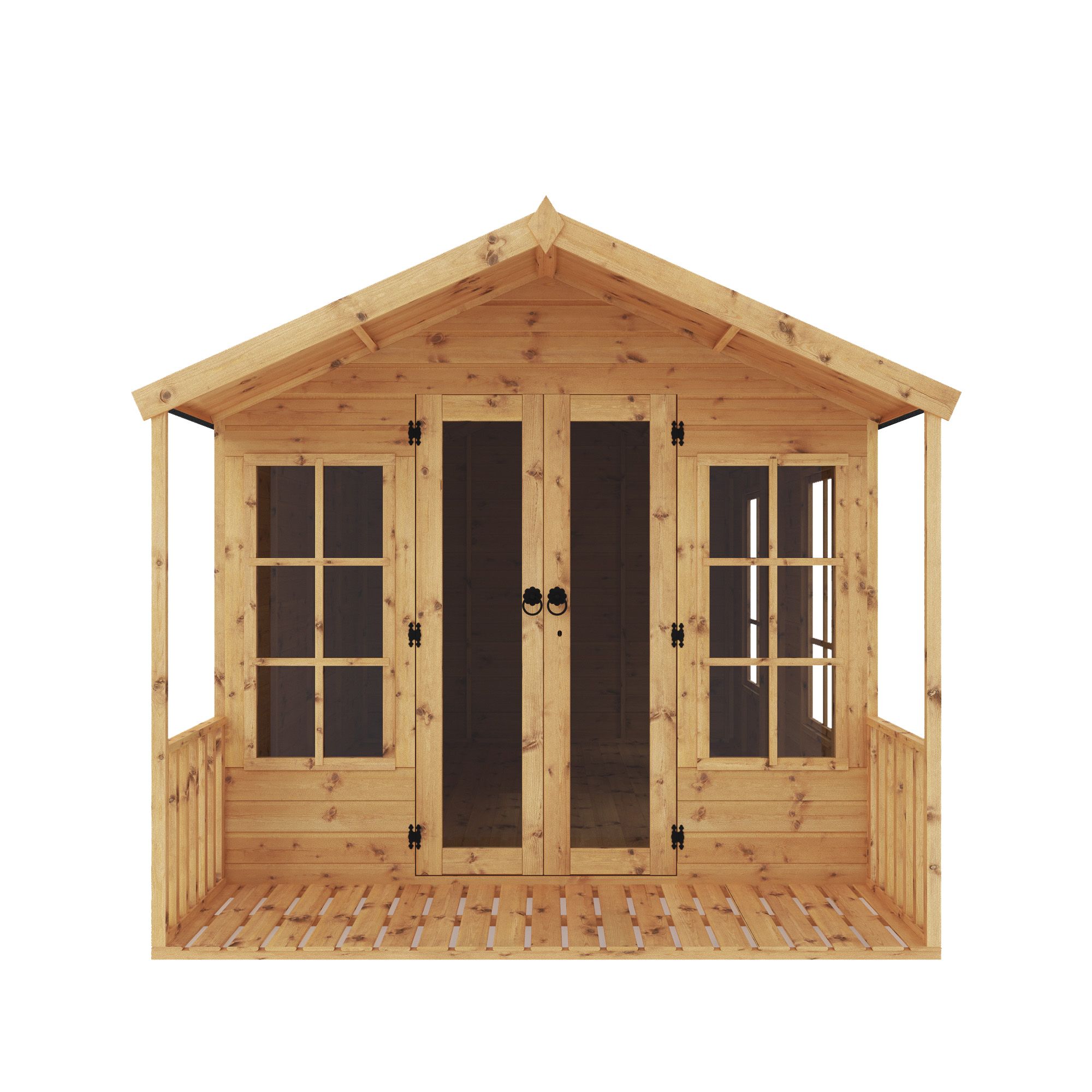 Mercia 12x8 ft with Double door & 4 windows Apex Wooden Summer house