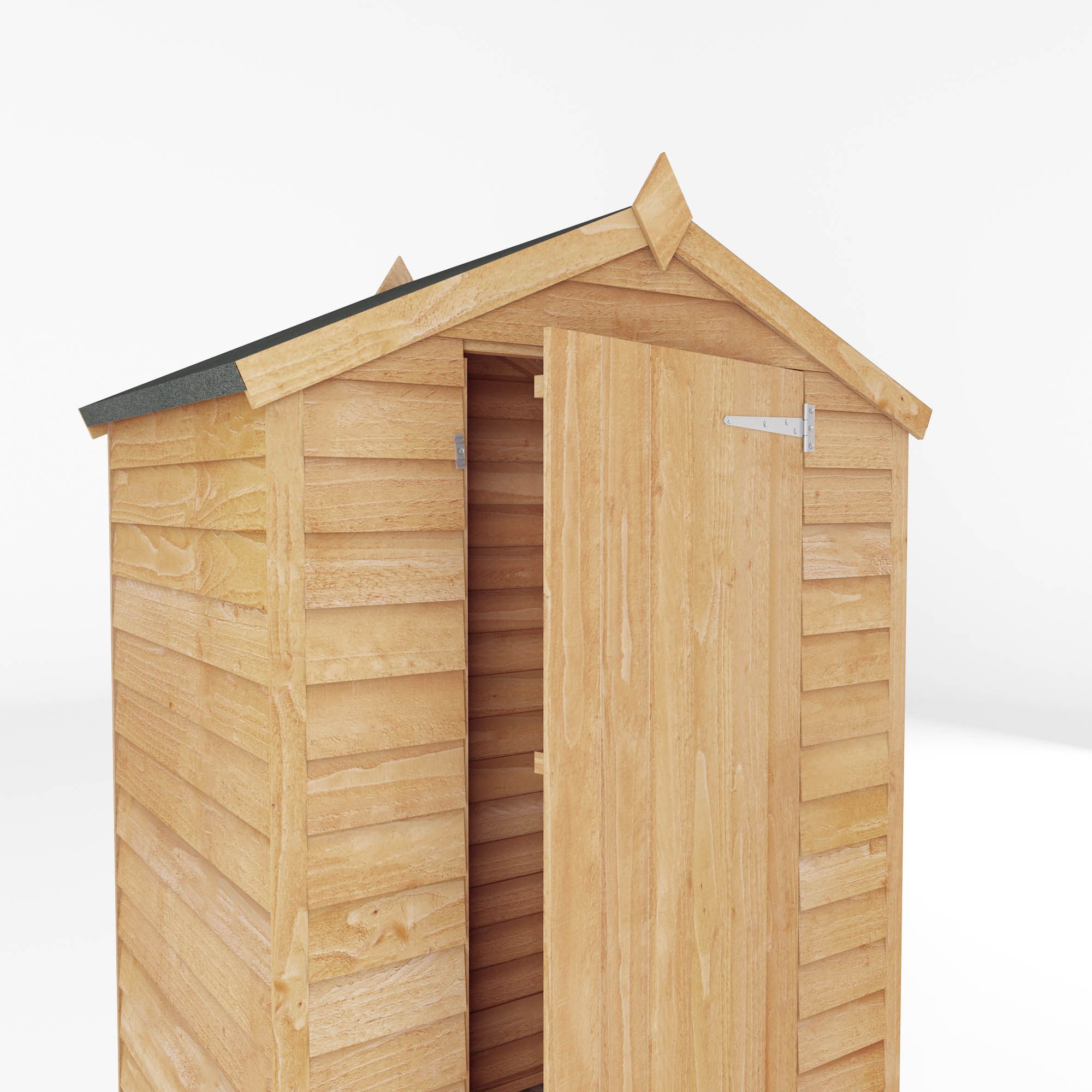 Mercia 4x3 ft Apex Wooden Shed with floor