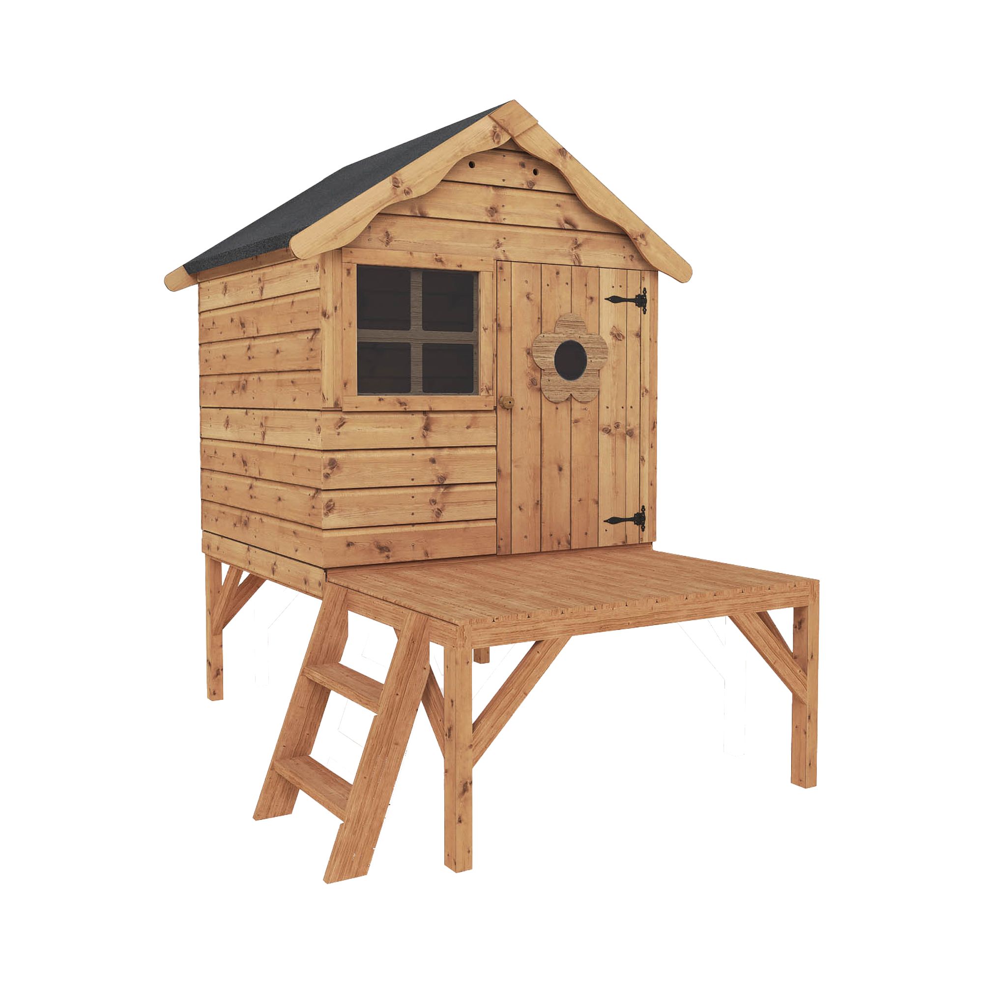Mercia 5x6 Snug Apex Shiplap Tower playhouse