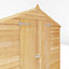 Mercia 6x4 ft Apex Wooden 2 door Shed with floor