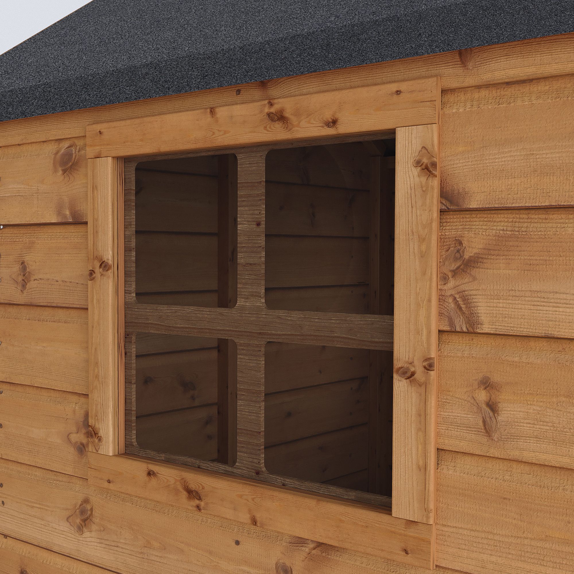Mercia 7x6 Poppy Apex Shiplap Tower playhouse