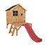 Mercia 8x10 Snug Apex Shiplap Tower slide playhouse - Assembly service included
