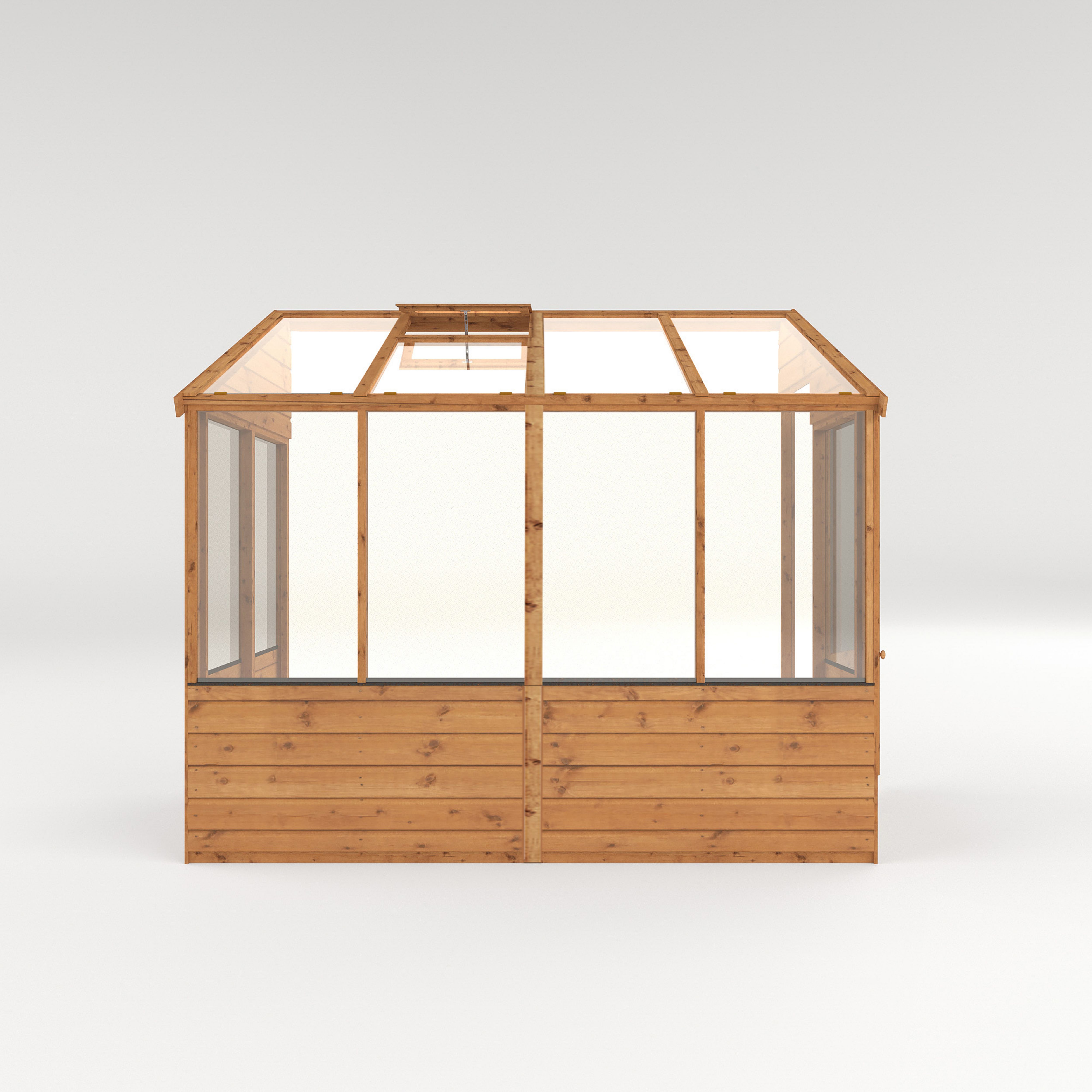 Mercia 8x4 Lean to greenhouse with Flap vent