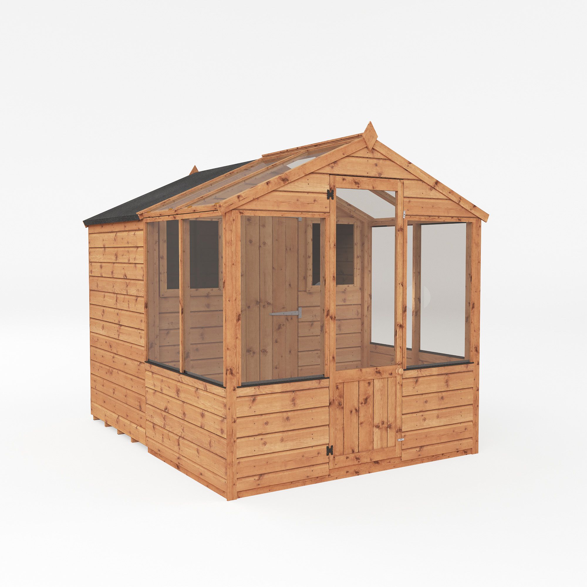 Mercia 8x6 Apex Greenhouse combi shed - Assembly required