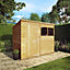 Mercia 8x6 ft Pent Wooden Shed with floor & 2 windows