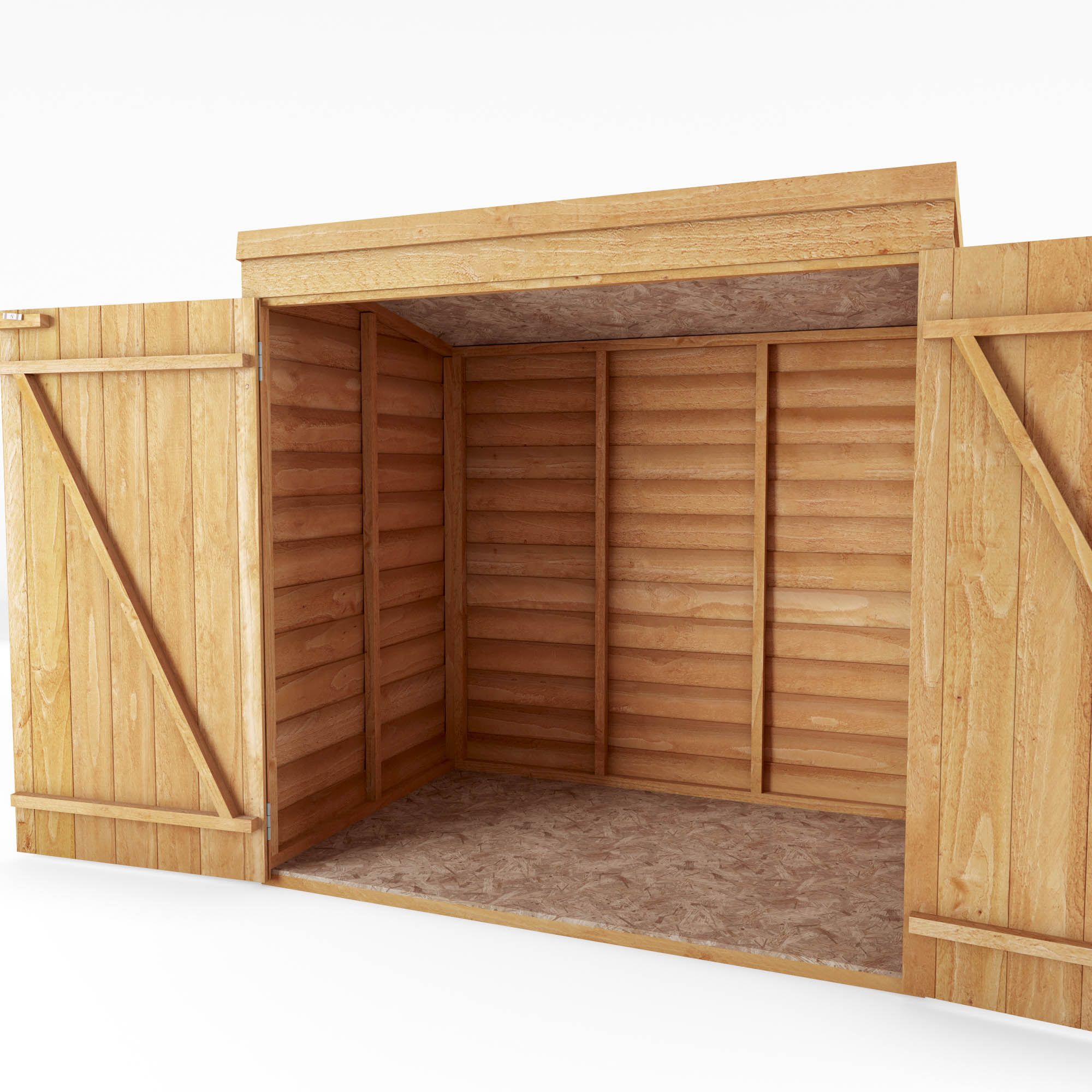 Mercia Brown Overlap Pent Garden storage 1419mm 1429mm