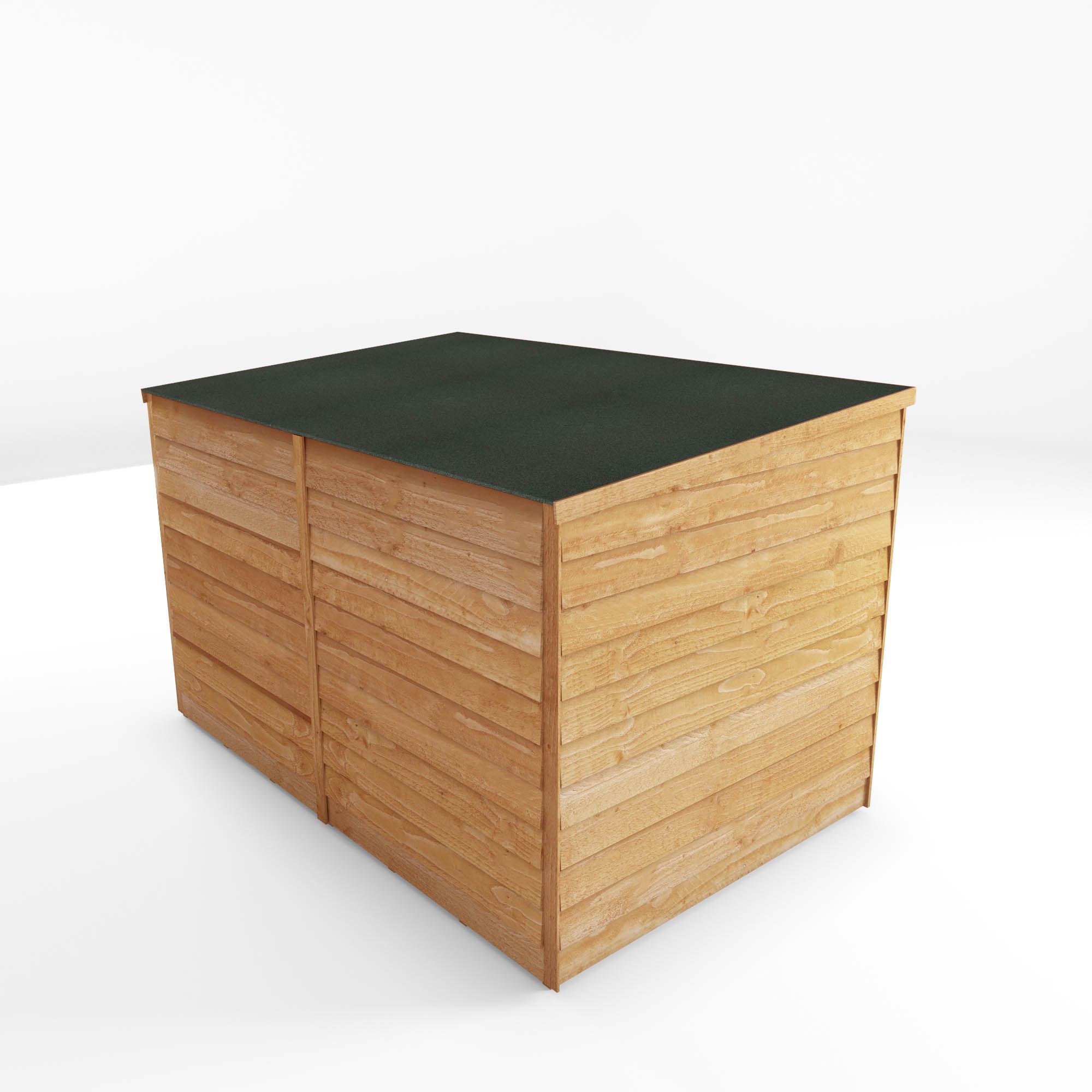 Mercia Solid wood 4x6 Overlap Pent Bike store