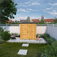 Mercia Tongue & groove Solid wood 6x2'6 Pent Garden storage