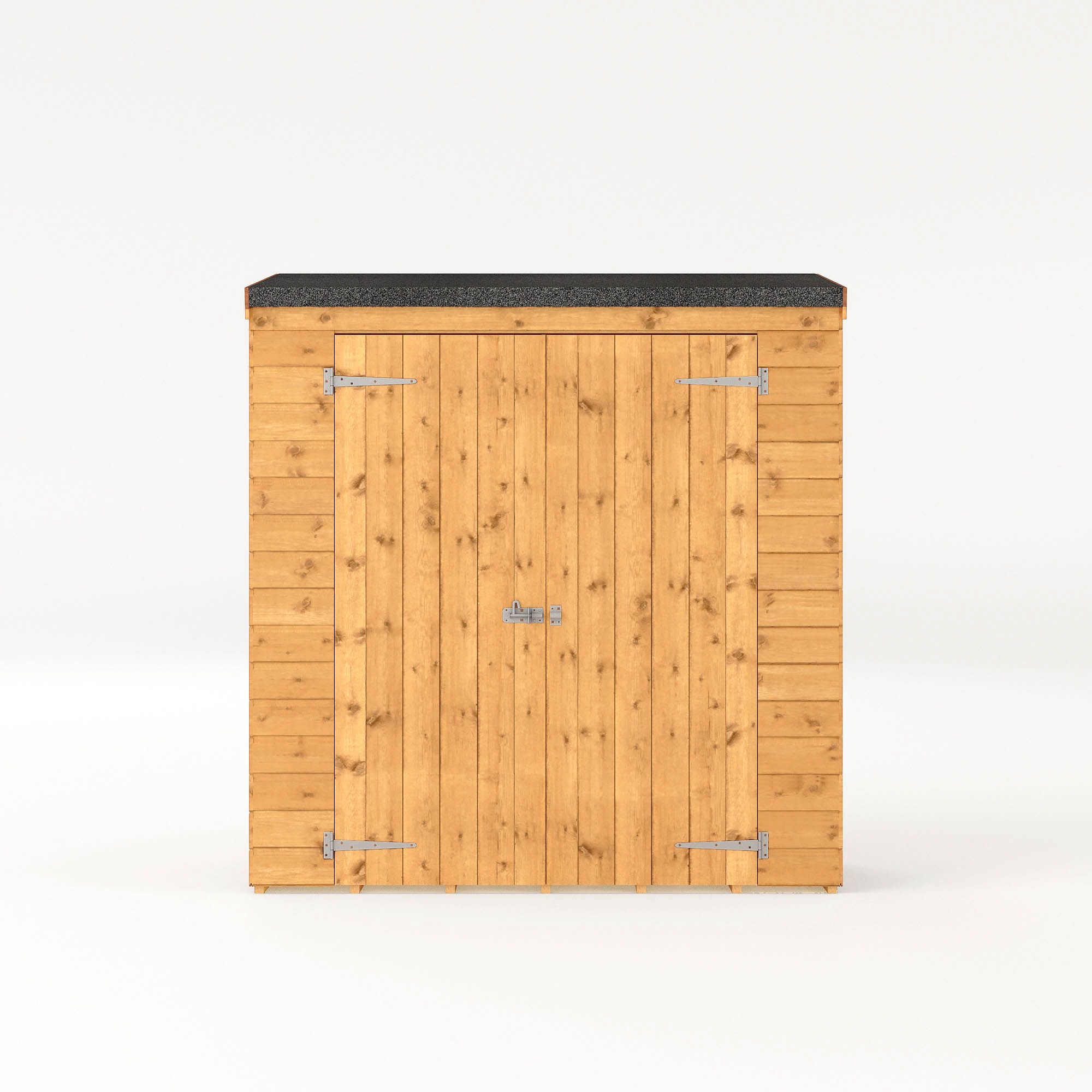 Mercia Tongue & groove Solid wood 6x2'6 Pent Garden storage