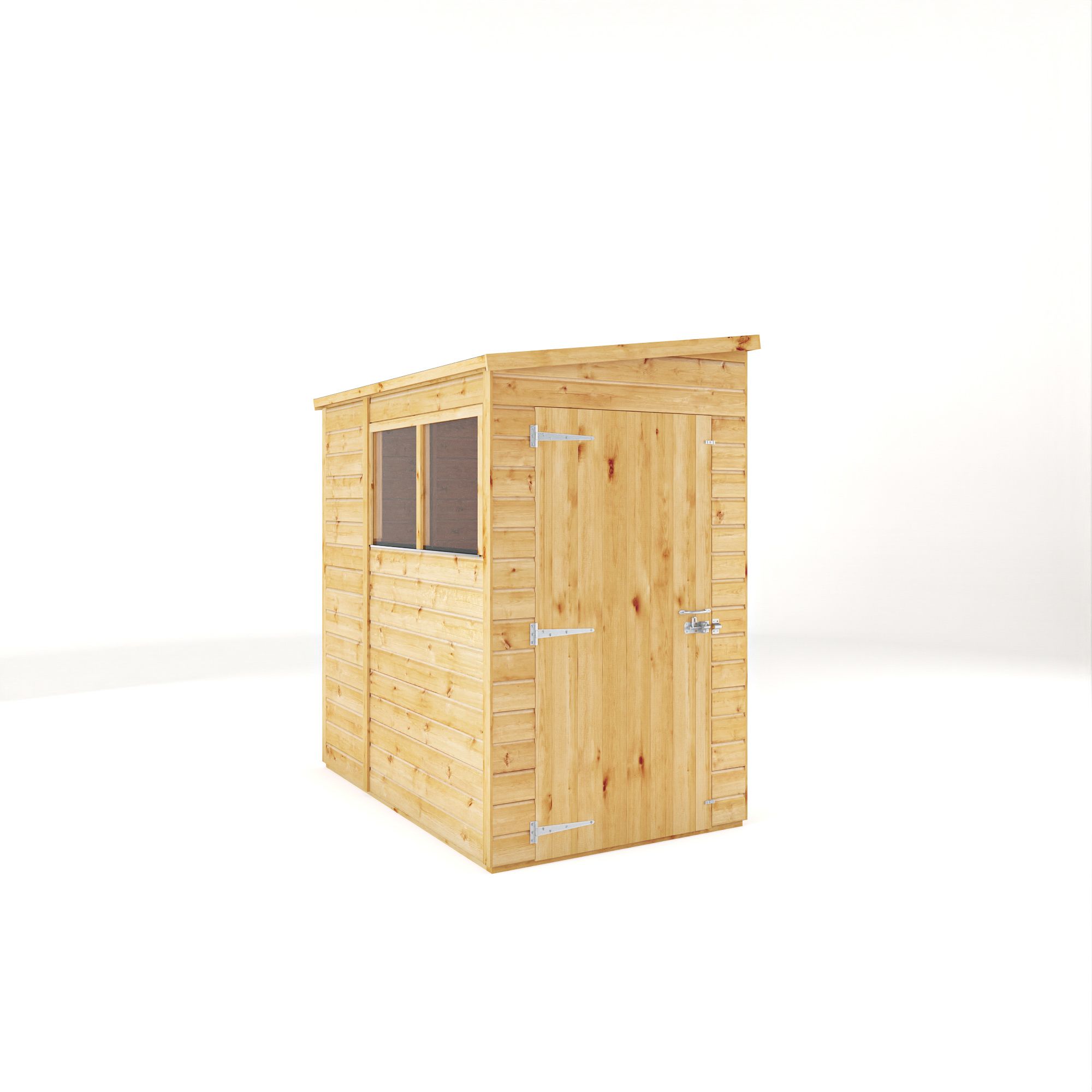 Mercia Woodsman Shiplap 6x4 ft Apex Timber Dip treated Shed with floor & 2 windows