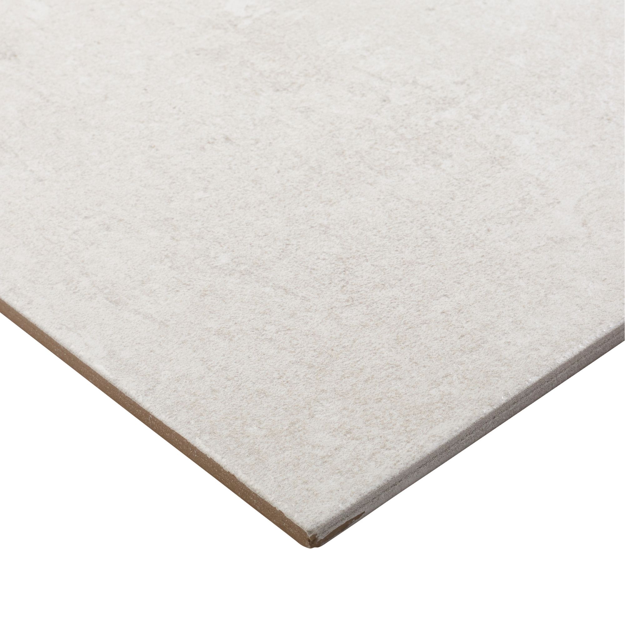 Metal ID Light grey Matt Flat Concrete effect Porcelain Wall & floor Tile, Pack of 6, (L)600mm (W)300mm