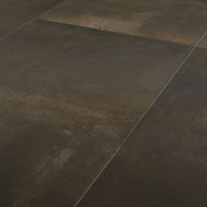 Metalized Anthracite Semi-polished Concrete effect Porcelain Floor Tile Sample