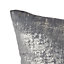 Metallic Print Silver Indoor Cushion (L)45cm x (W)45cm