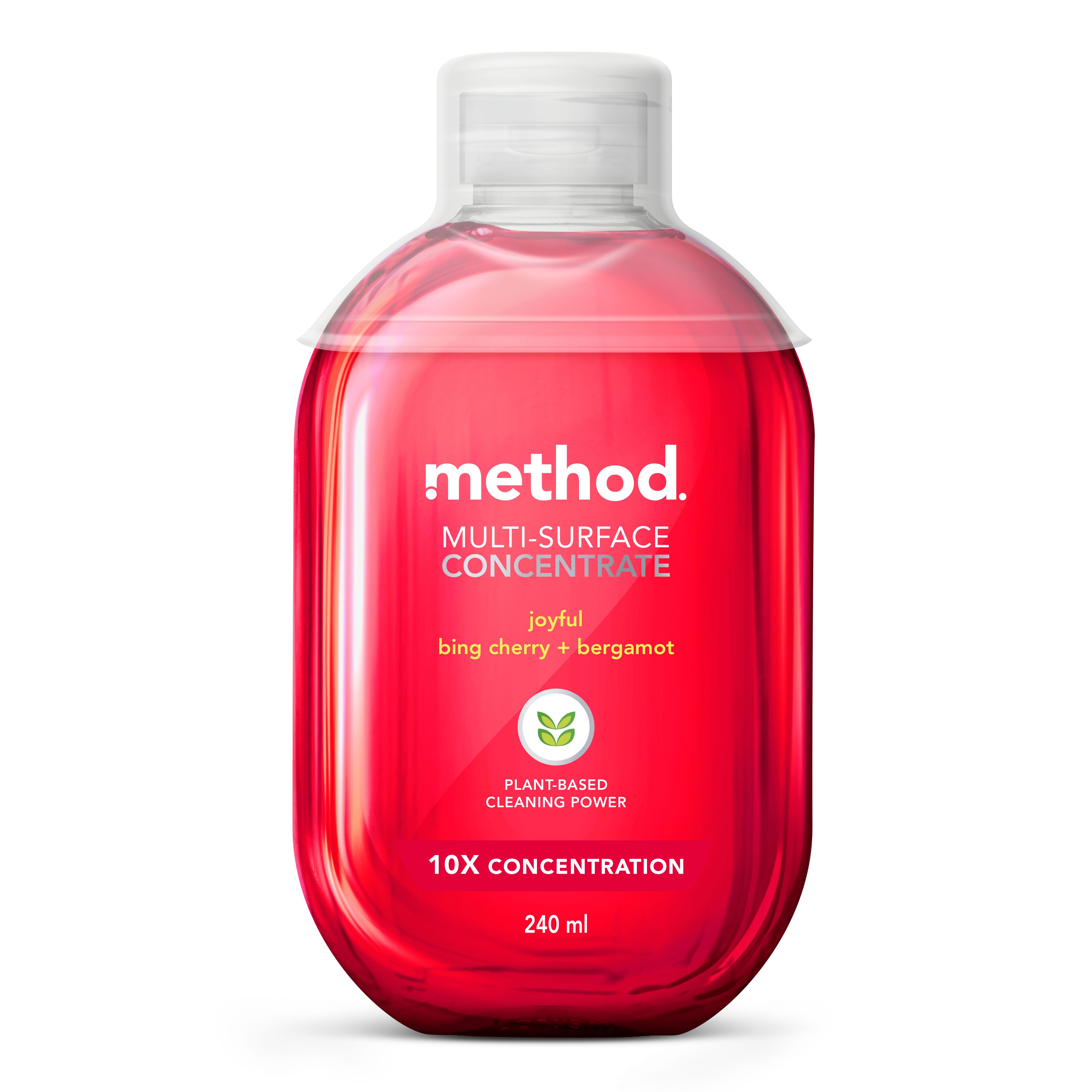 Method Concentrated Joyful Bing Cherry & Bergamot Cleaner Multi-surface Spray refill, 240ml