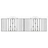 Metpost Ludlow Metal Scroll top Gate, (H)0.95m (W)1.13m