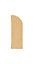 Metsä Wood MDF Oak Rounded Architrave (L)2.1m (W)44mm (T)15mm