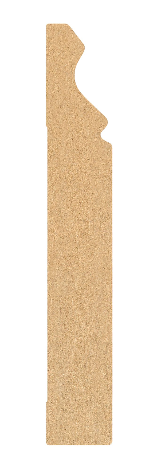 Metsä Wood Oak Ogee Skirting board (L)2.4m (W)120mm (T)18mm, Pack of 3