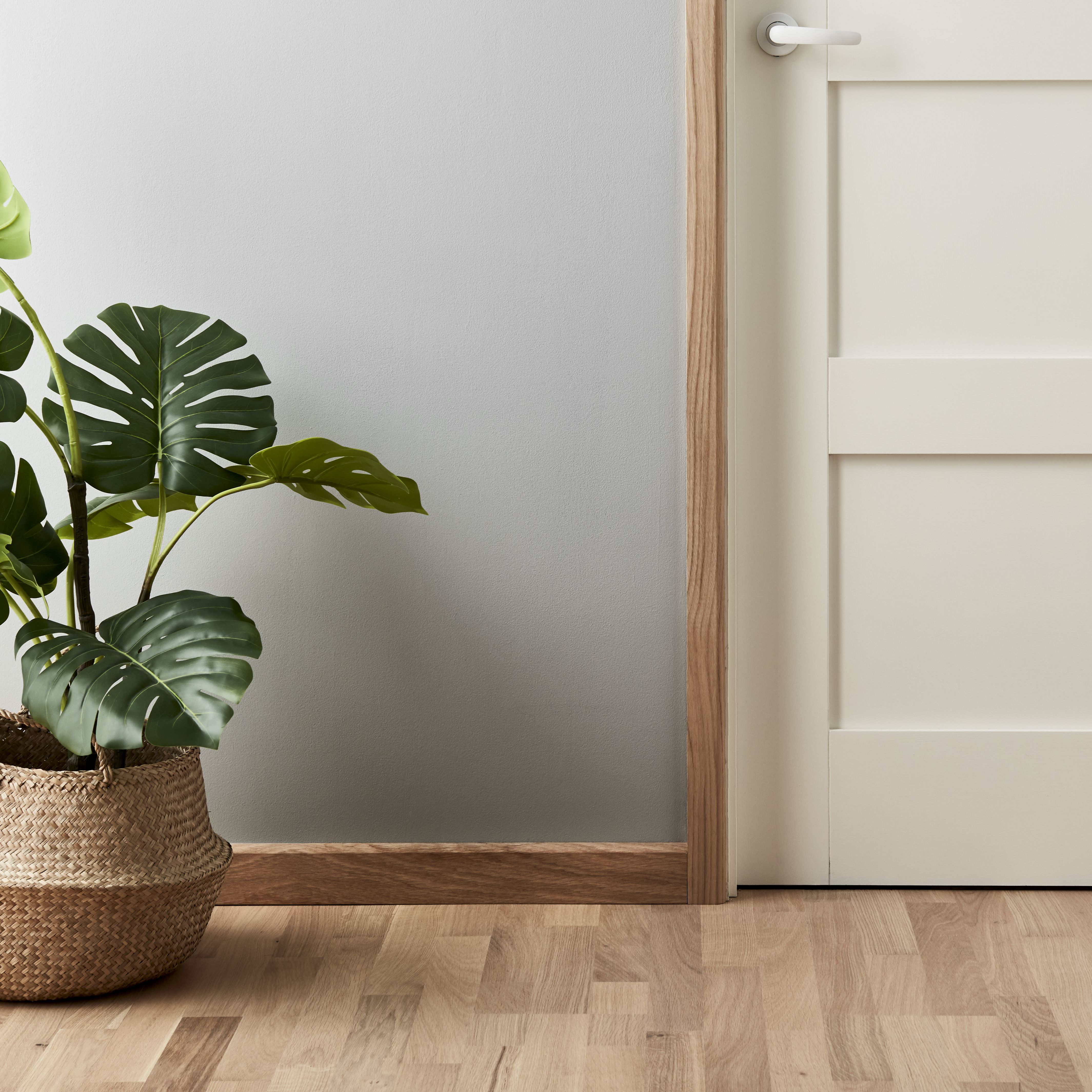 Metsä Wood Oak Rounded Moulding (L)2.1m (W)44mm (T)15mm, Pack of 5