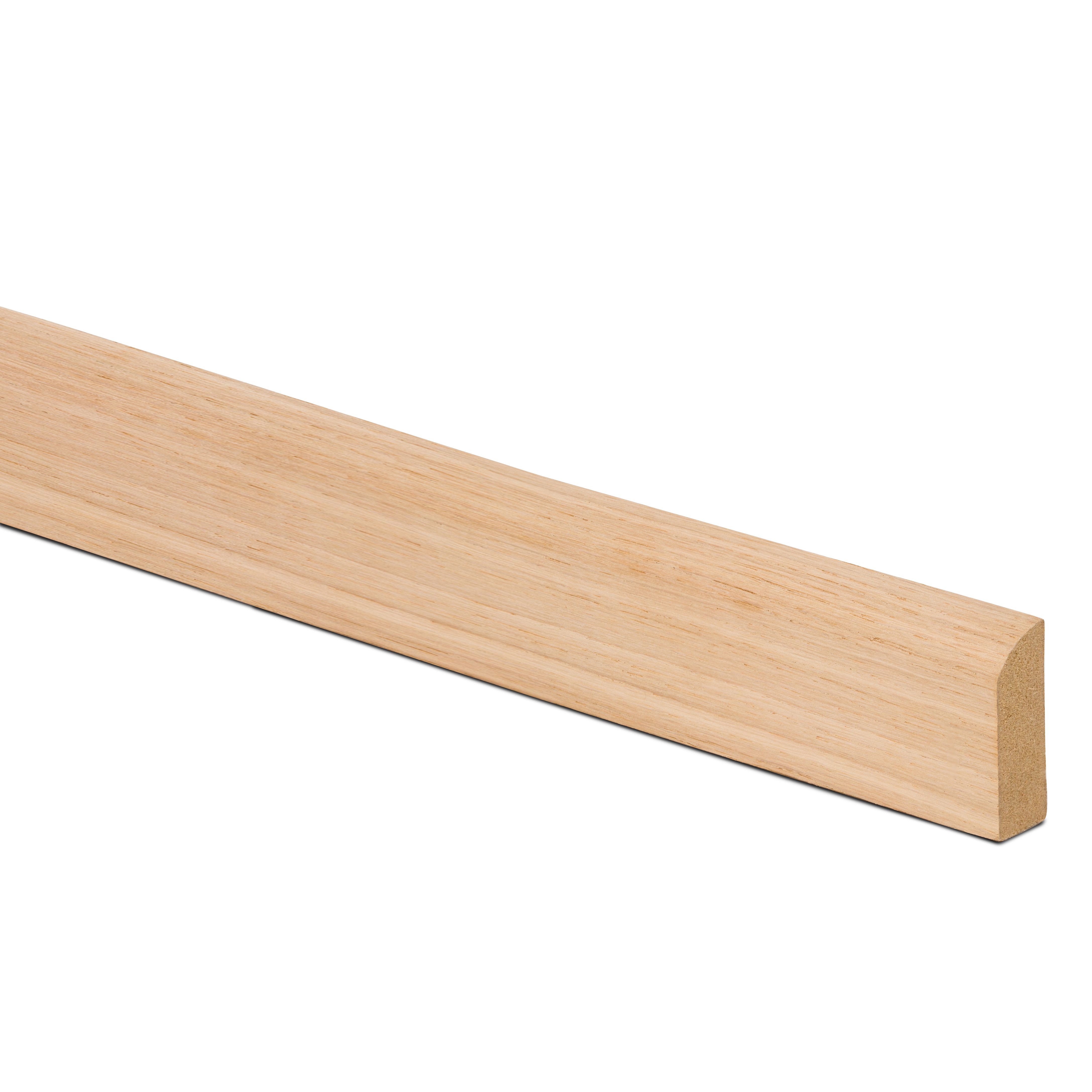 Metsä Wood Oak Rounded Moulding (L)2.1m (W)44mm (T)15mm, Pack of 5