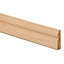 Metsä Wood Oak Torus Moulding (L)2.1m (W)69mm (T)18mm, Pack of 5