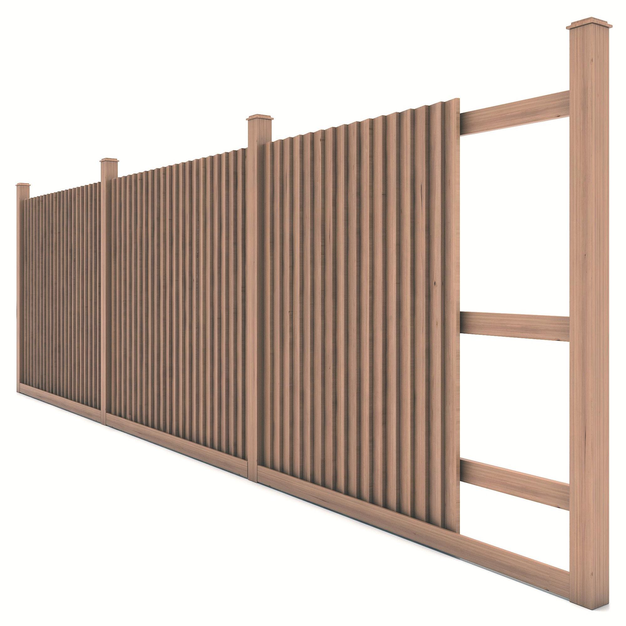 Metsä Wood Pressure treated Timber Feather edge Fence board (L)1.8m (W)125mm (T)11mm