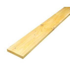 Metsä Wood Rough sawn Whitewood Stick timber (L)3m (W)150mm (T)22mm, Pack of 3