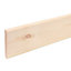 Metsä Wood Smooth Planed Square edge Whitewood spruce Stick timber (L)2.4m (W)119mm (T)18mm S4SW08