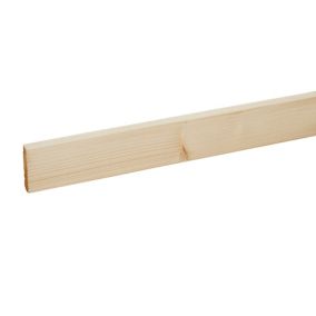 Metsä Wood Smooth Planed Square edge Whitewood spruce Stick timber (L)2.4m (W)44mm (T)12mm S4SW03