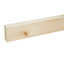 Metsä Wood Smooth Planed Square edge Whitewood spruce Stick timber (L)2.4m (W)70mm (T)34mm S4SW20