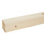 Metsä Wood Smooth Planed Square edge Whitewood spruce Stick timber (L)2.4m (W)70mm (T)69mm S4SW25P, Pack of 3