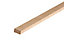 Metsä Wood Smooth Planed Square edge Whitewood spruce Timber (L)1.8m (W)34mm (T)18mm
