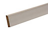 Metsä Wood White MDF Bullnose Skirting board (L)2.4m (W)69mm (T)14.5mm, Pack of 4