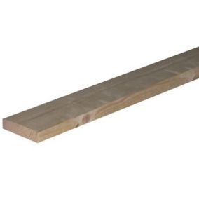 Metsä Wood Whitewood spruce Timber (L)2.4m (W)100mm (T)25mm RSUS10