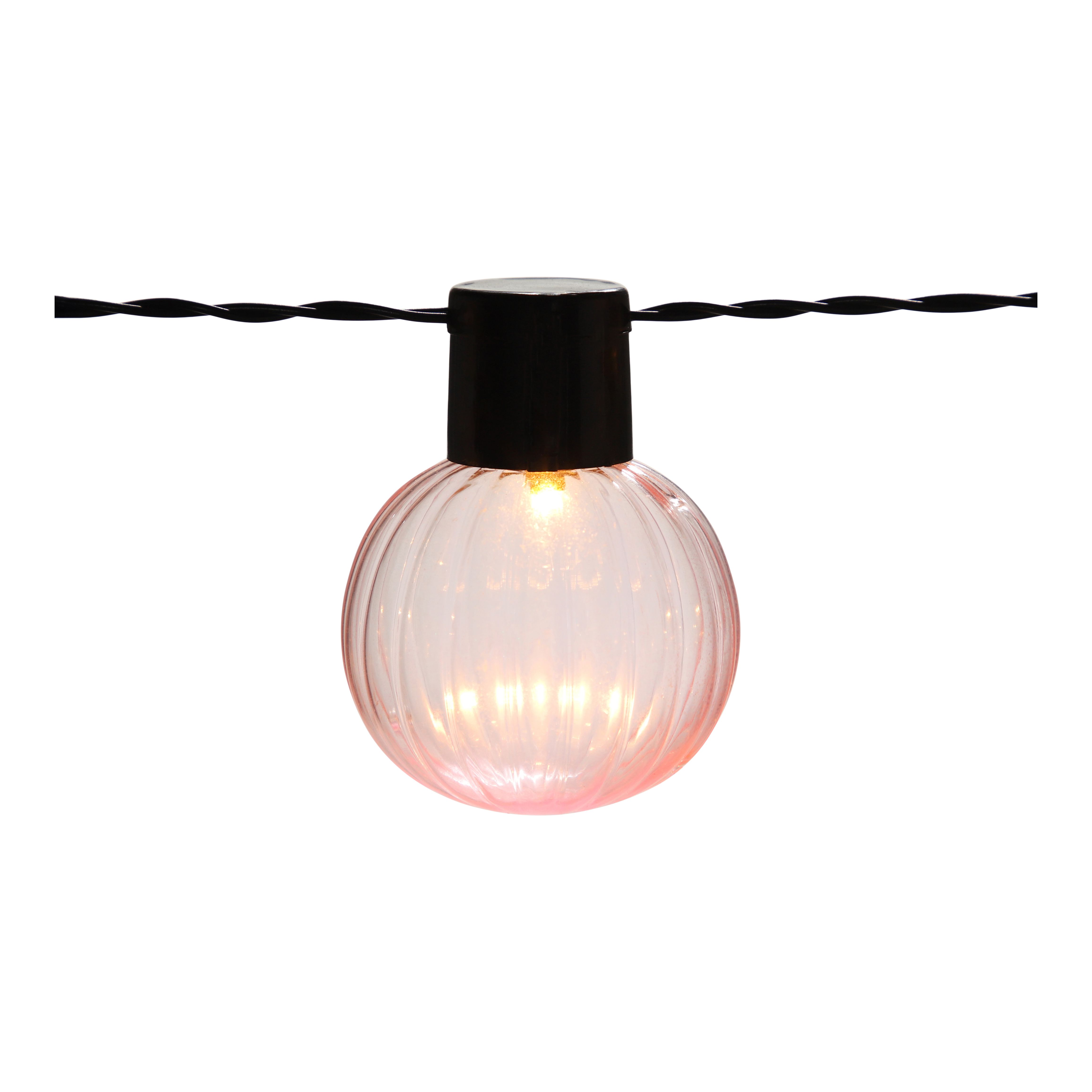 Michetta Solar-powered Warm white 10 Integrated LED Outdoor String lights