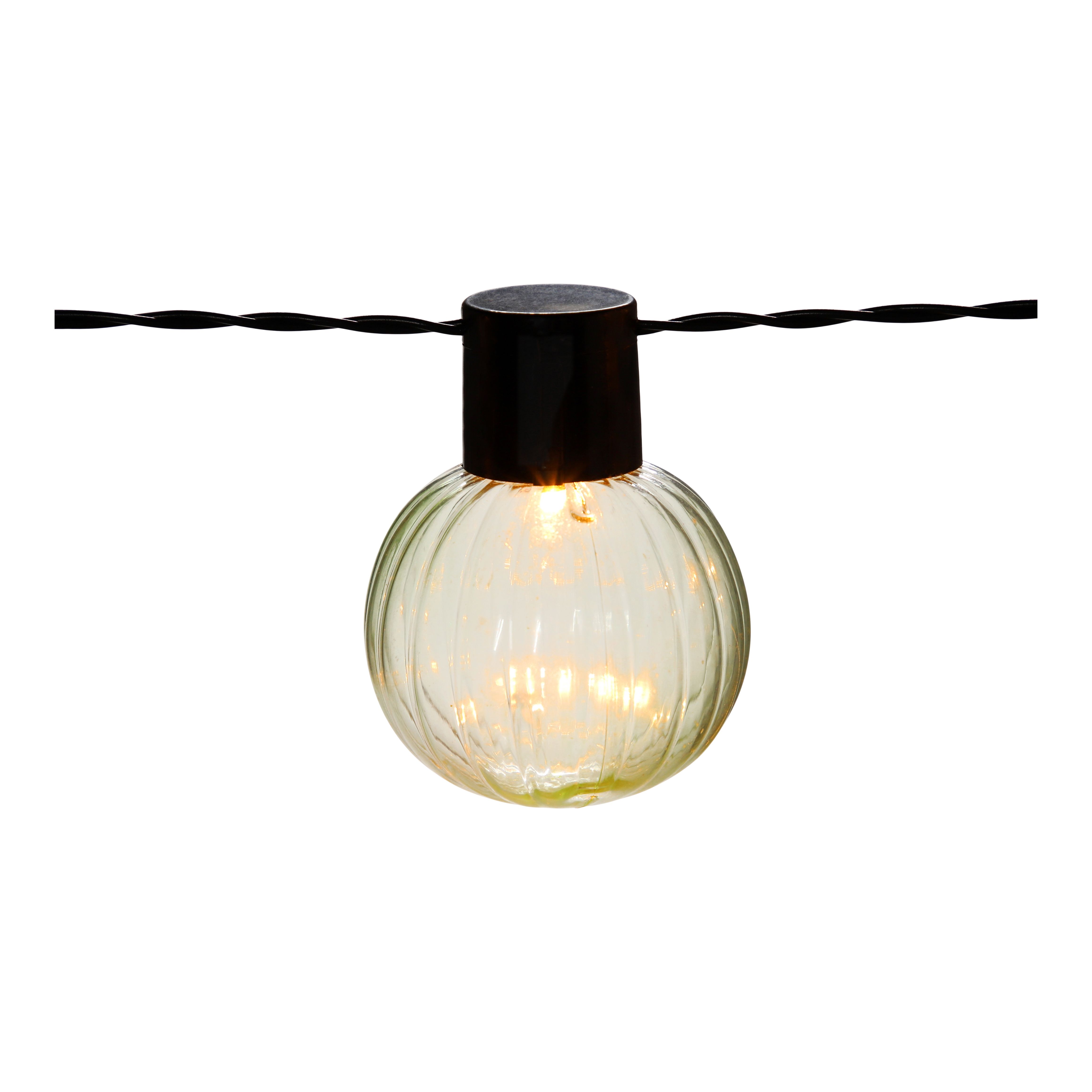 Michetta Solar-powered Warm white 10 Integrated LED Outdoor String lights