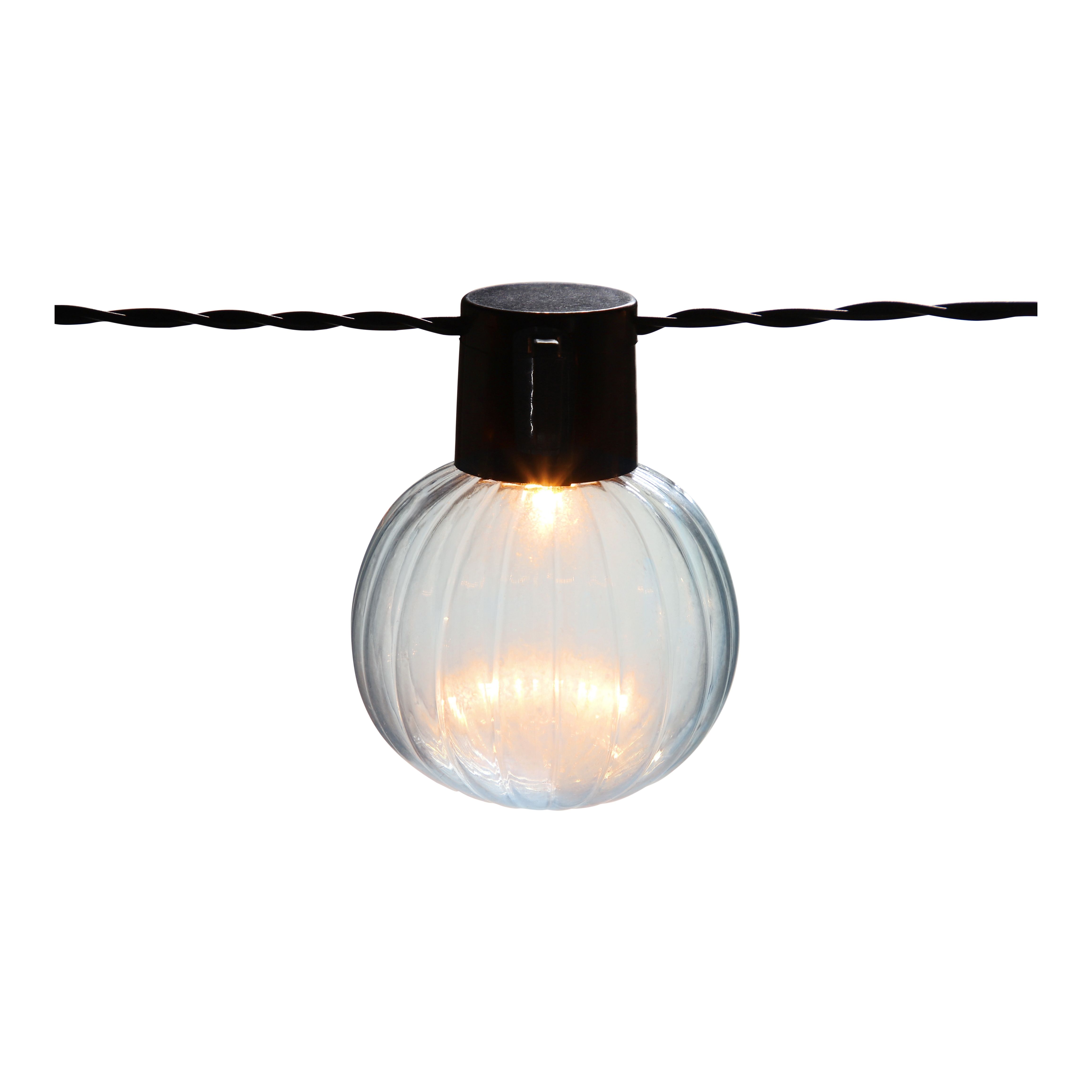 Michetta Solar-powered Warm white 10 Integrated LED Outdoor String lights