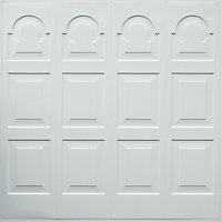 Michigan Made to measure Framed White Retractable Garage door