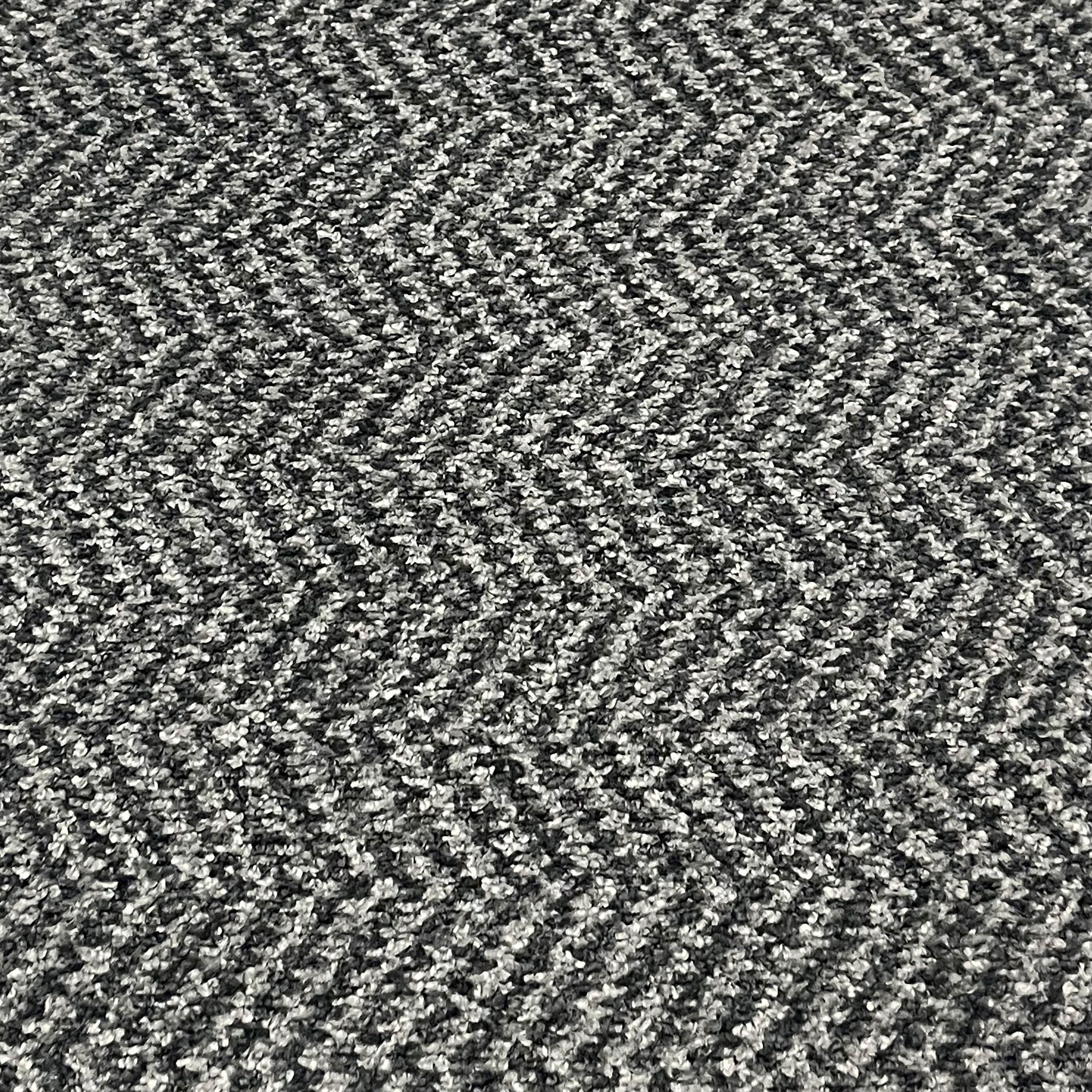 Mighty Mats® Dark Grey Chevron Door mat, 75cm x 45cm