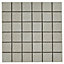 Milestone Beige Stone effect Porcelain Mosaic tile, (L)300mm (W)300mm