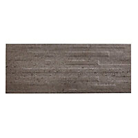 Milestone Grey Matt Ceramic Wall Tile, Pack of 14, (L)500mm (W)200mm