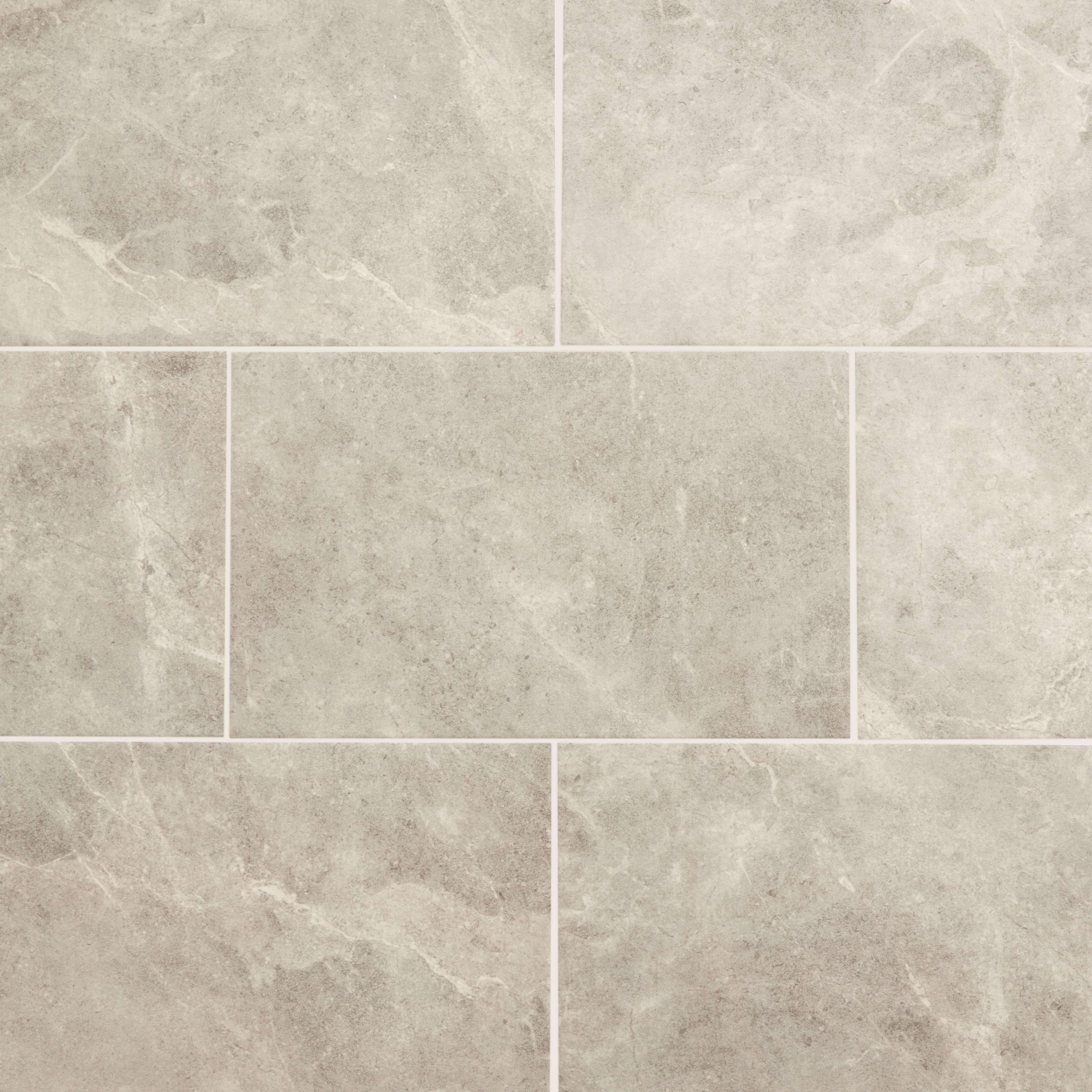 Minerva Charcoal Gloss Marble effect Ceramic Wall Tile, Pack of 10, (L)400mm (W)250mm