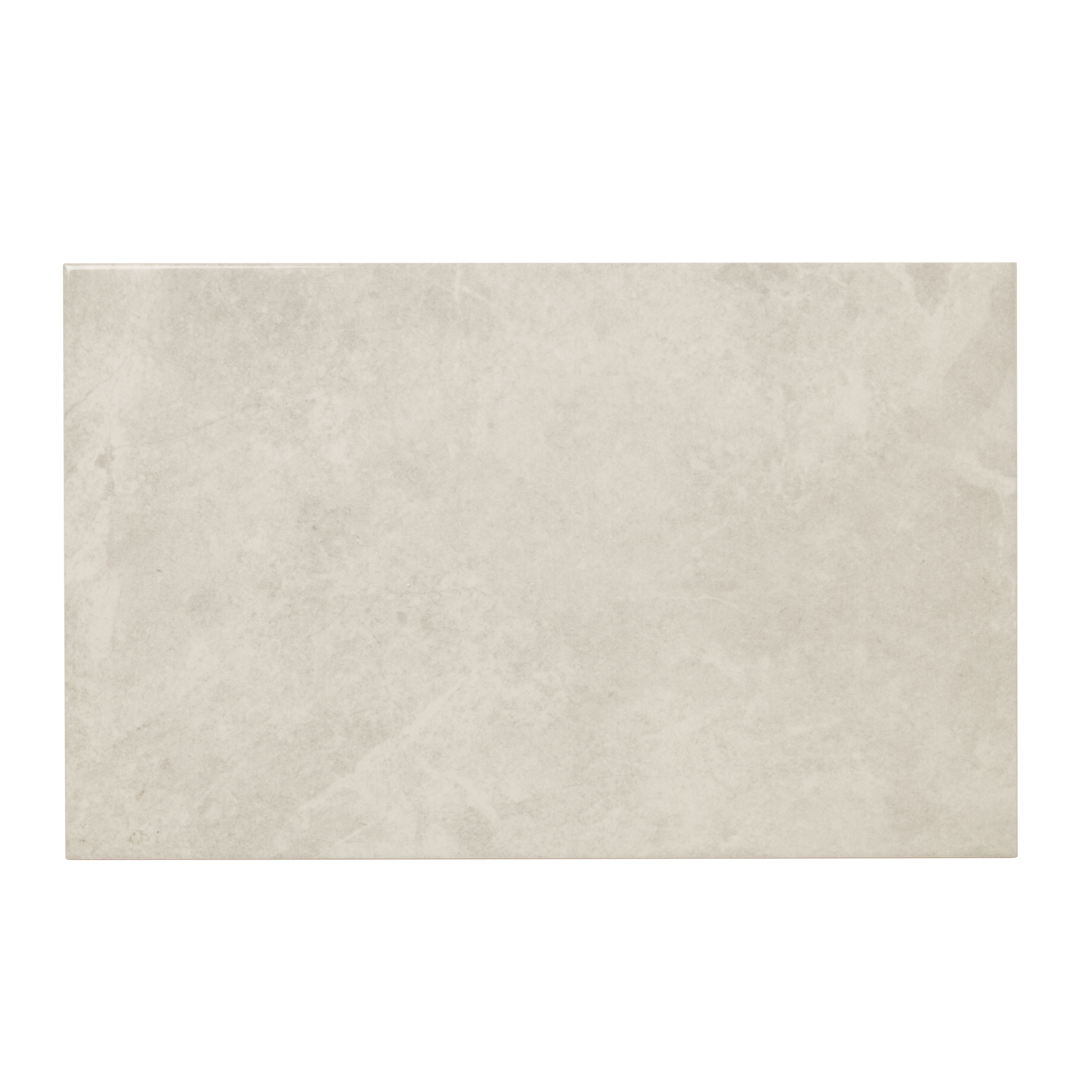 Minerva Silver Gloss Marble effect Ceramic Wall Tile, Pack of 10, (L)400mm (W)250mm