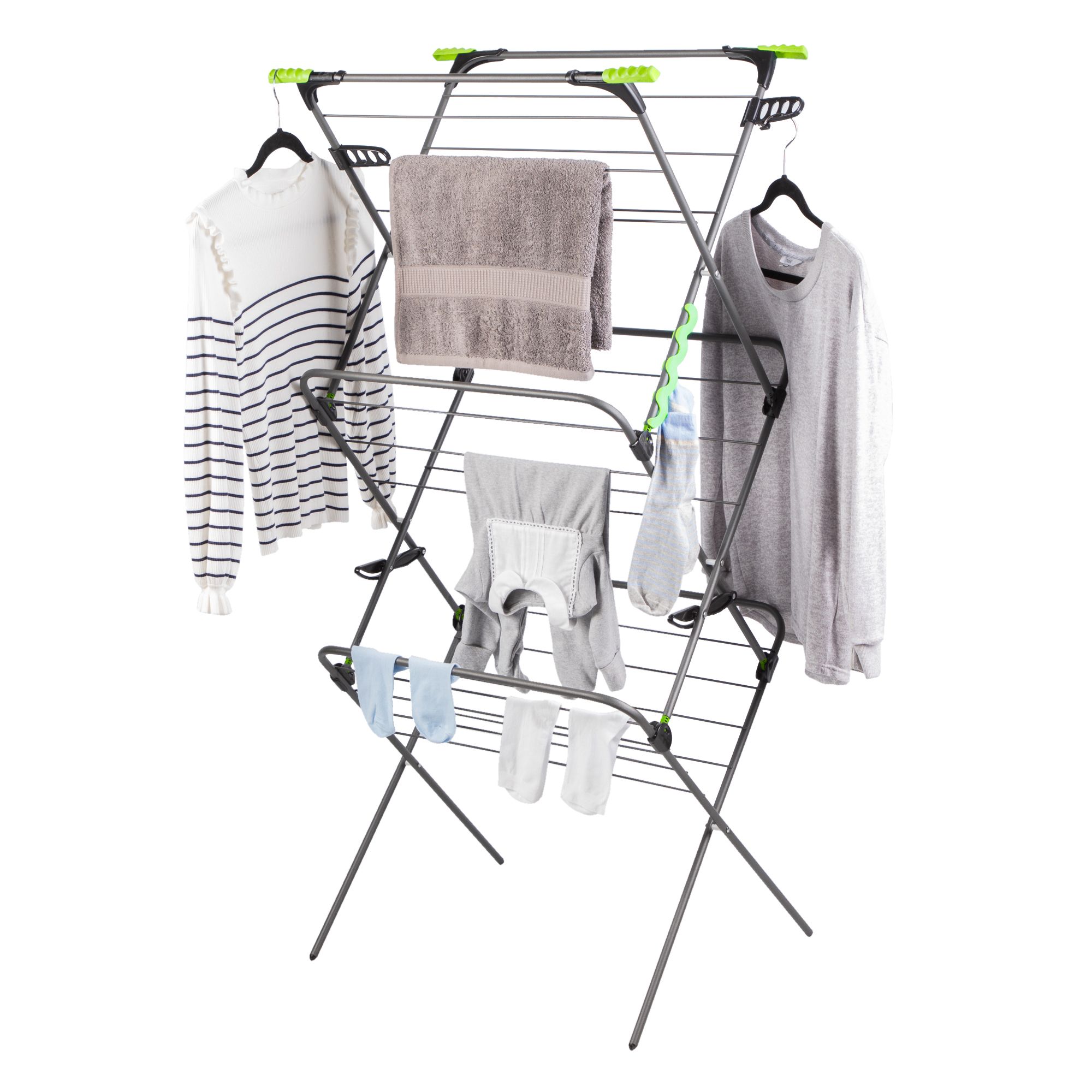 Minky Black Foldable Laundry Airer, 27m