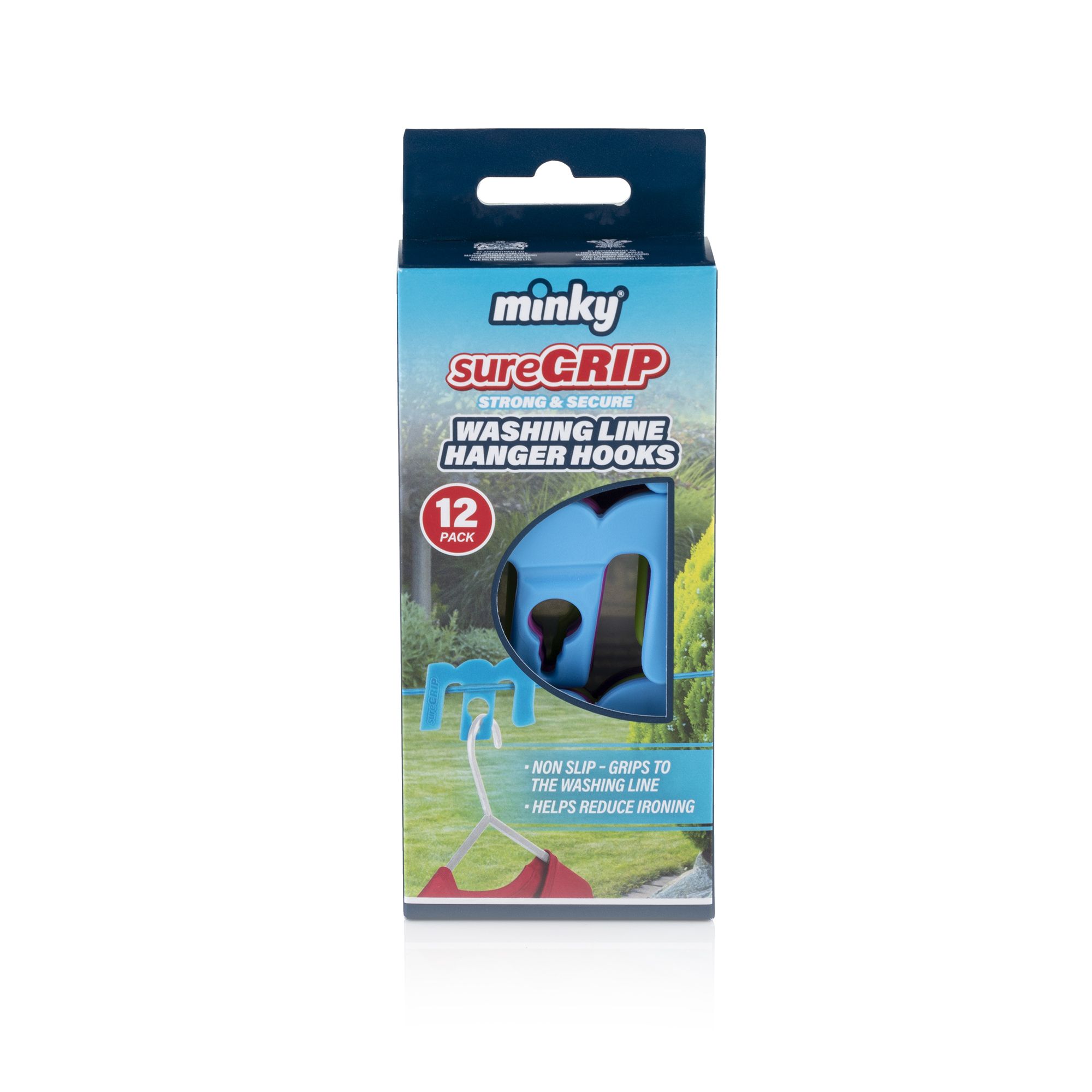 Minky Plastic Hanger hook, Pack of 12