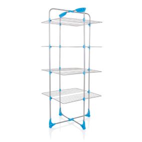 Minky Silver effect 3 tier Foldable Laundry Airer, 30m