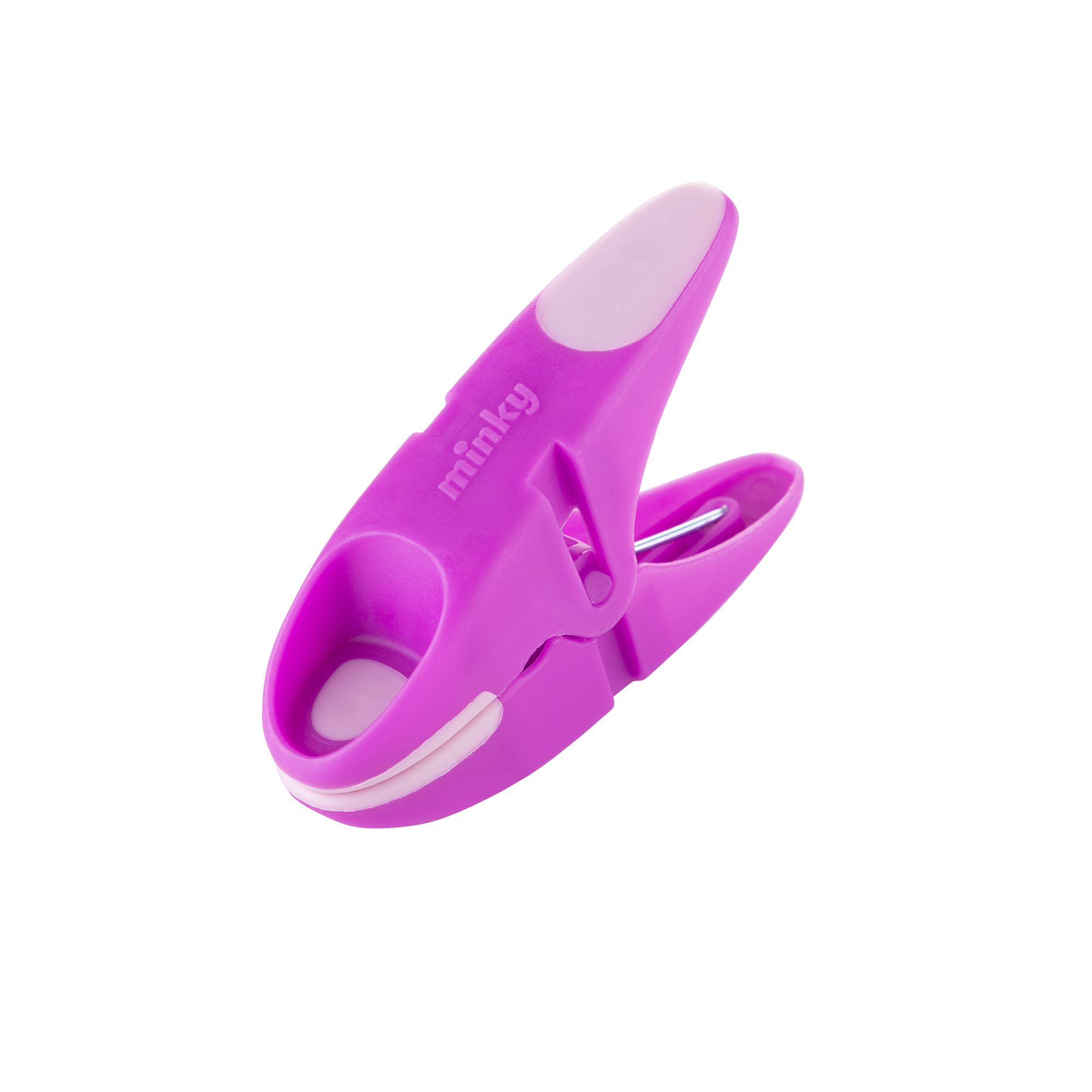 Minky Sure Grip Green, purple, blue & pink Plastic Clothes pegs, Pack of 24