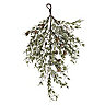 Mint green Leaf Trail Teardrop Christmas wreath
