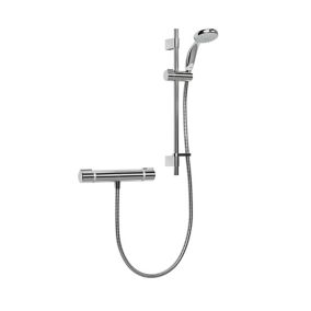 Mira Apt EV Single-spray pattern Chrome effect Thermostatic Mixer Shower